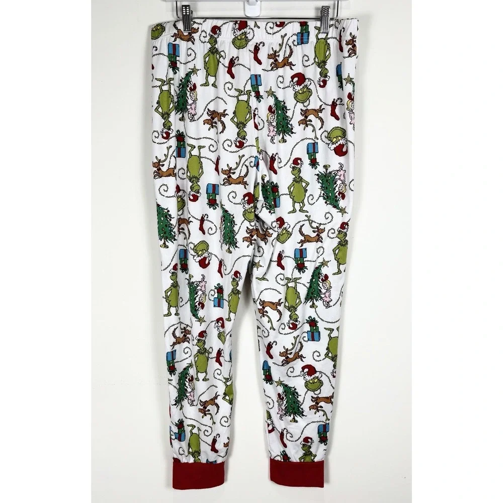 Dr Seuss Grinch Christmas Sleep Pants Pajamas Unisex Size L